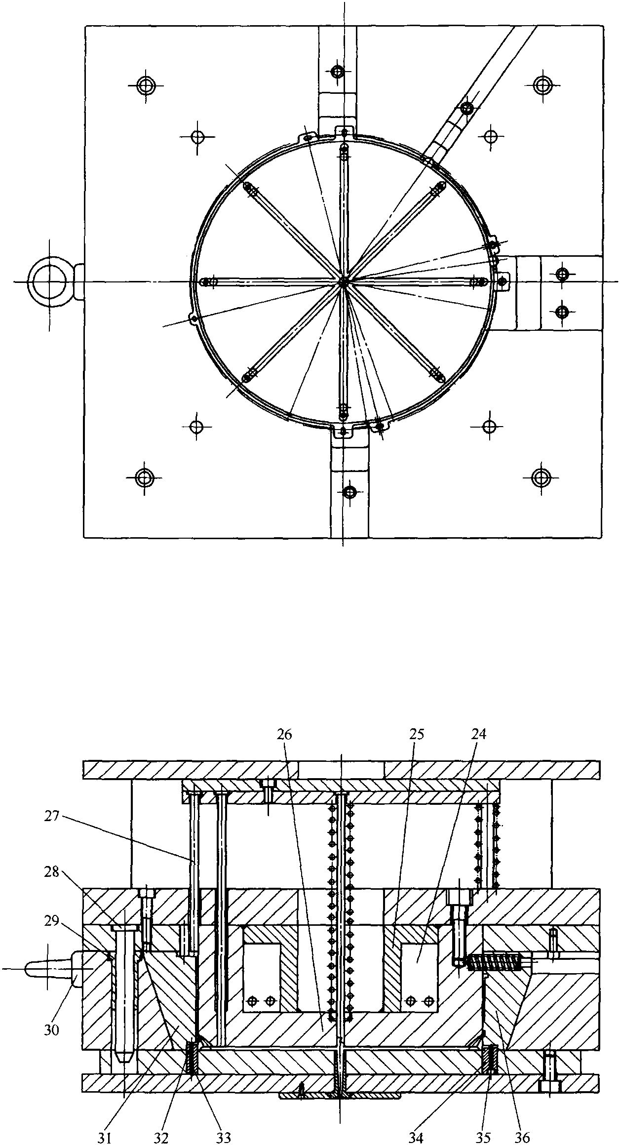 26.洗牌桶注塑模具